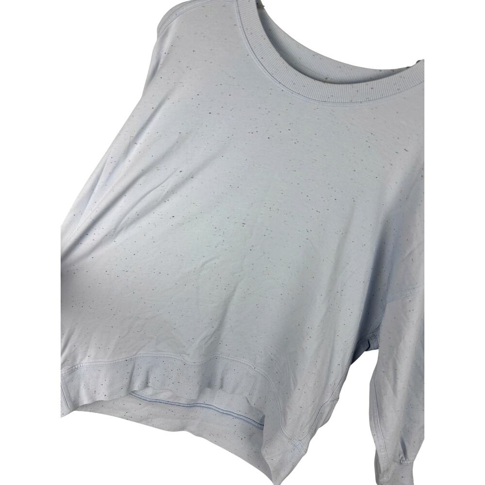 Lululemon Oversized La Back in Action Spleckled Long Sleeve Baggy Sweatshirt M - Picture 4 of 6